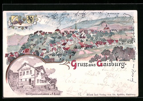 Artist postcard gaisburg - artist,