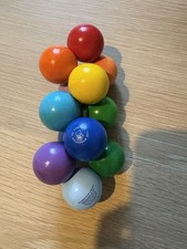 Manhattan Classic Beads Baby Toddler Wooden Rainbow Colours Toy Montessori