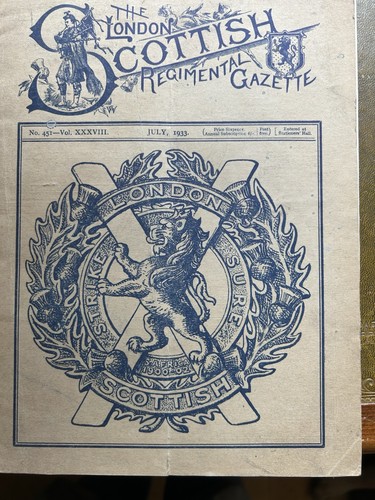 The london scottish regimental - the,
