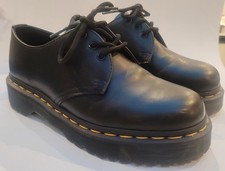 Dr. Doc Martens Classic 1461 Black Oxford Shoes Women 5 Lowtop