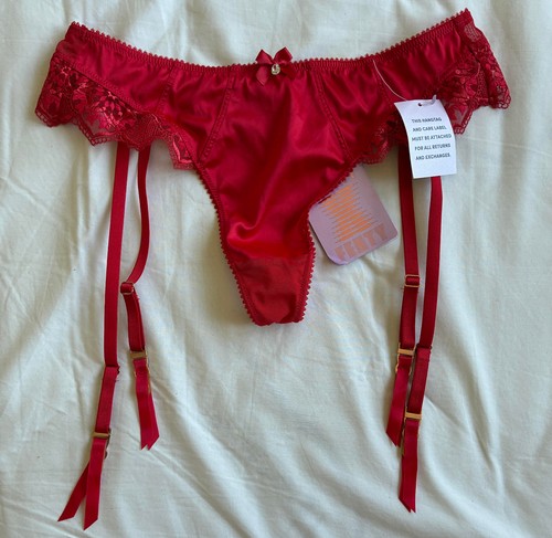 Savage fenty red - red, suspender