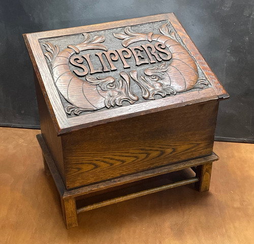 Antique edwardian english oak - edwardian,