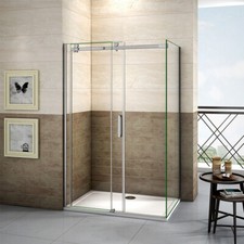 Frameless sliding door shower - sliding,