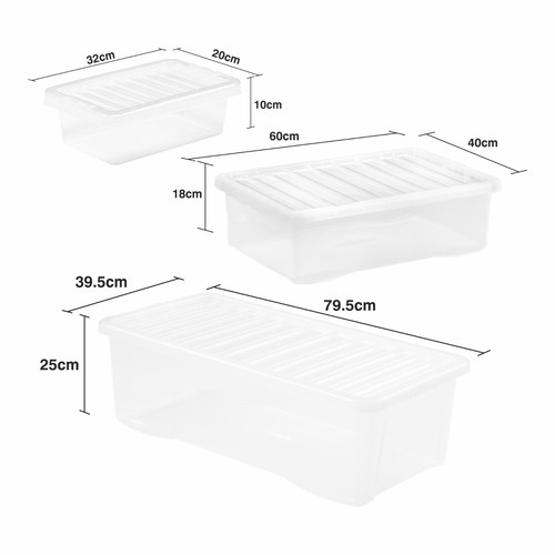 32l 62l clear plastic - 4l/32l/62l,