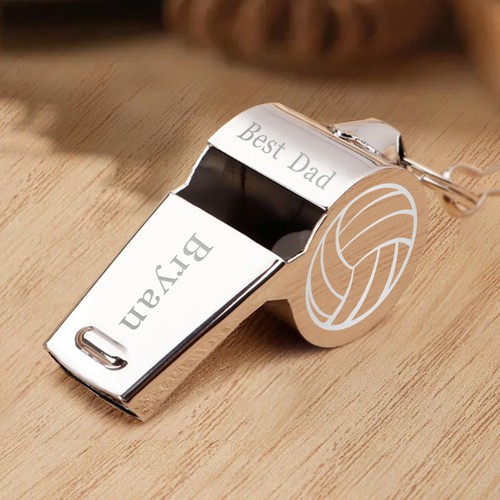 Personalised engraved whistle - personalised,