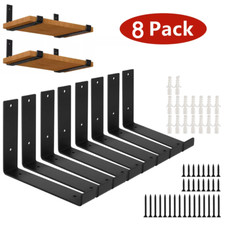 8x Shelf Brackets Rustic Heavy Duty Industrial Scaffold Board Shelf wallBrackets