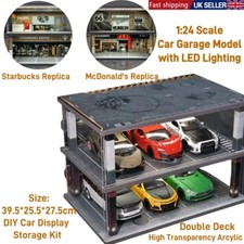 Diorama car garage model - 1:24,