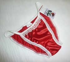  PURE SILK SATIN FRENCH TANGA