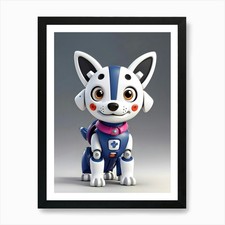 Paw Patrol 3 Art Print Framed