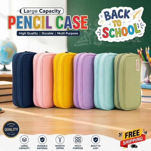 Large pencil case - pencil, 3