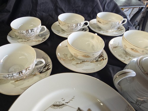 Tea set antique vintage - set,