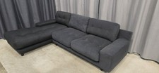 Habitat Hendrics Corner Sofa Chaise Charcoal LOCAL DELIVERY AVAILABLE 