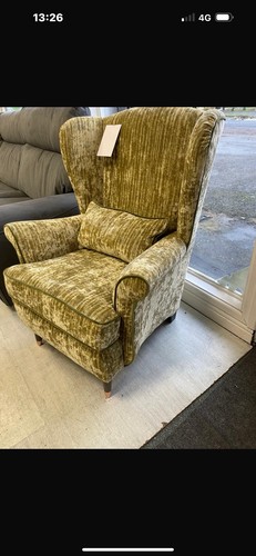 Yellow corner chair