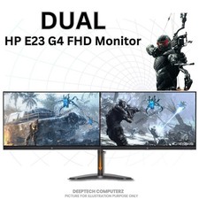 HP E23 G4 23" Monitor Borderless with No Stand/With Dual Stand /Tri Stand HDMI