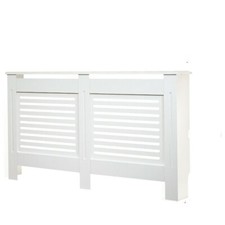 White Radiator Cover Cabinet