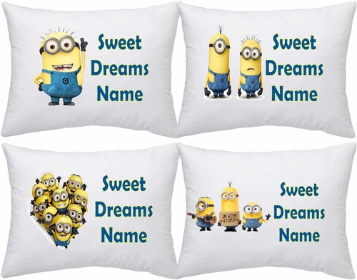 Minions personalised pillow - minions,