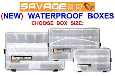 SAVAGE GEAR WATERPROOF TACKLE BOX LURE BOX FOR 3D FRY PREY PLUGS SPOONS SPINNERS