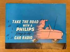 Philips Car Radio Advertising Leaflet. 1960’s Range.