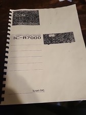 ICOM IC-R7000 INSTRUCTION
