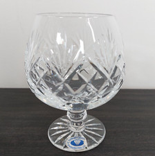 Tutbury Crystal Large Brandy Glass Balloon Snifter Clear Cut 5.5" 450ml Vintage