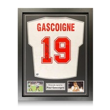 Paul Gascoigne Signed England
