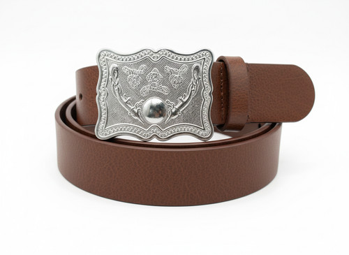 Scottish brown kilt belt with - kilt,