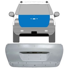 Rear door repair panel for