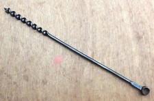 Vintage William Ridgway Carpenters Hand Auger, Shefffield, 3/4 inch x 22 inches