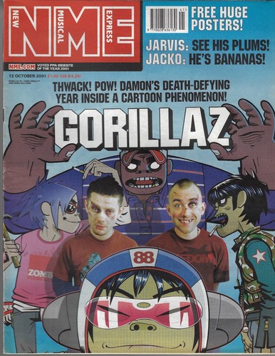 The nme magazine gorillaz - magazine,