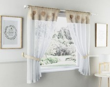 Cupid Heart Embroidered Window