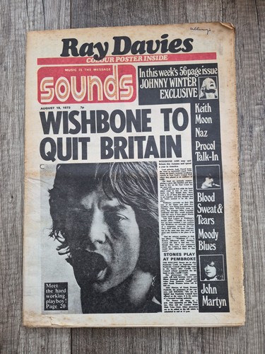 Sounds newspaper 1973 - newspaper, 18.08.1973