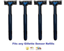 4 Gillette Sensor Razors Sport