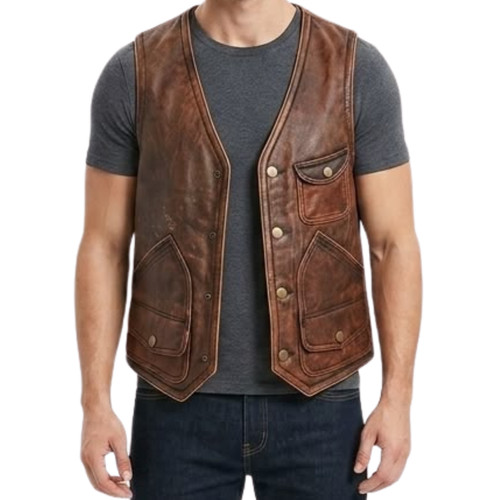 Men biker vintage - men's,