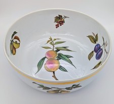 Stunning Royal Worcester Discontinued "EVESHAM" Pattern Large Serving Bowl
