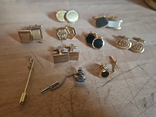 Job lot vintage cufflinks - lot,