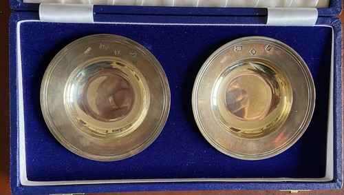 Cased pair solid sterling - pair,
