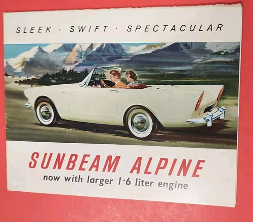 Sunbeam alpine brochure - sunbeam,
