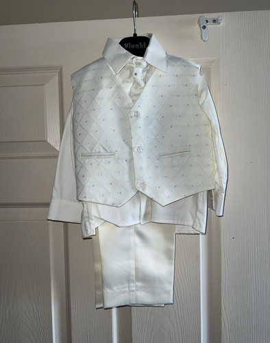 Vivaki boys cream satin - boys,