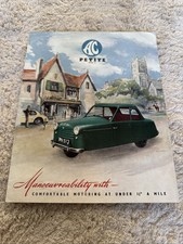 AC Petite Mark 2 Sales Brochure Leaflet Vintage 1950’s Rare