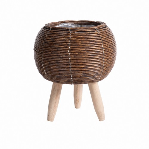 Planter with wooden legs - planter,