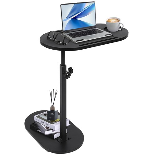 Shaped side table adjustable - shaped,