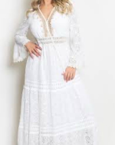Fashion white floral lace - ,