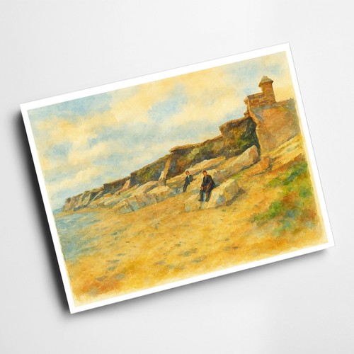 Print the beach - towyn,