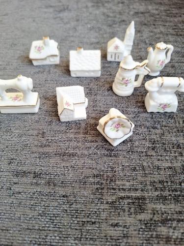Vintage cottage rose bone - cottage,
