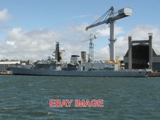 PHOTO  HMS NORTHUMBERLAND  AT DEVONPORT NAVAL BASE PLYMOUTH. TYPE 23 FRIGATE OF