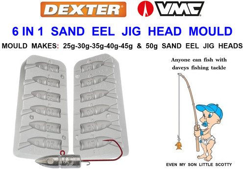 Sand eel jig - sand, mould