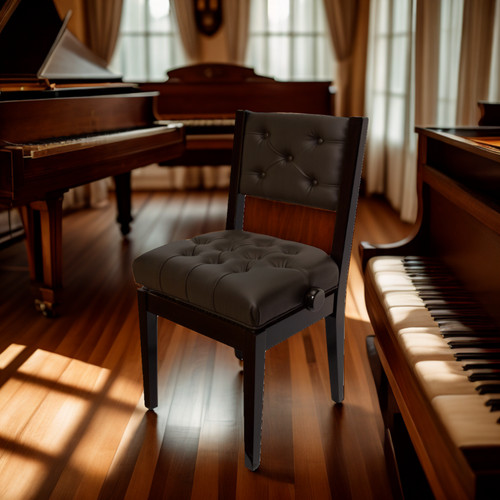 Piano chair bench - bench, back