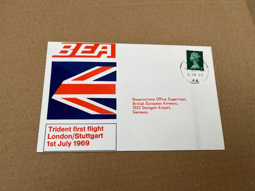 Bea flown cover 1st london - 1st,