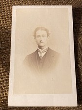 Victorian 1869 CDV Photo Young Man NAMED JC Swainson