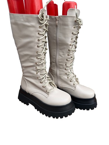 Women faux leather boots - women's,
